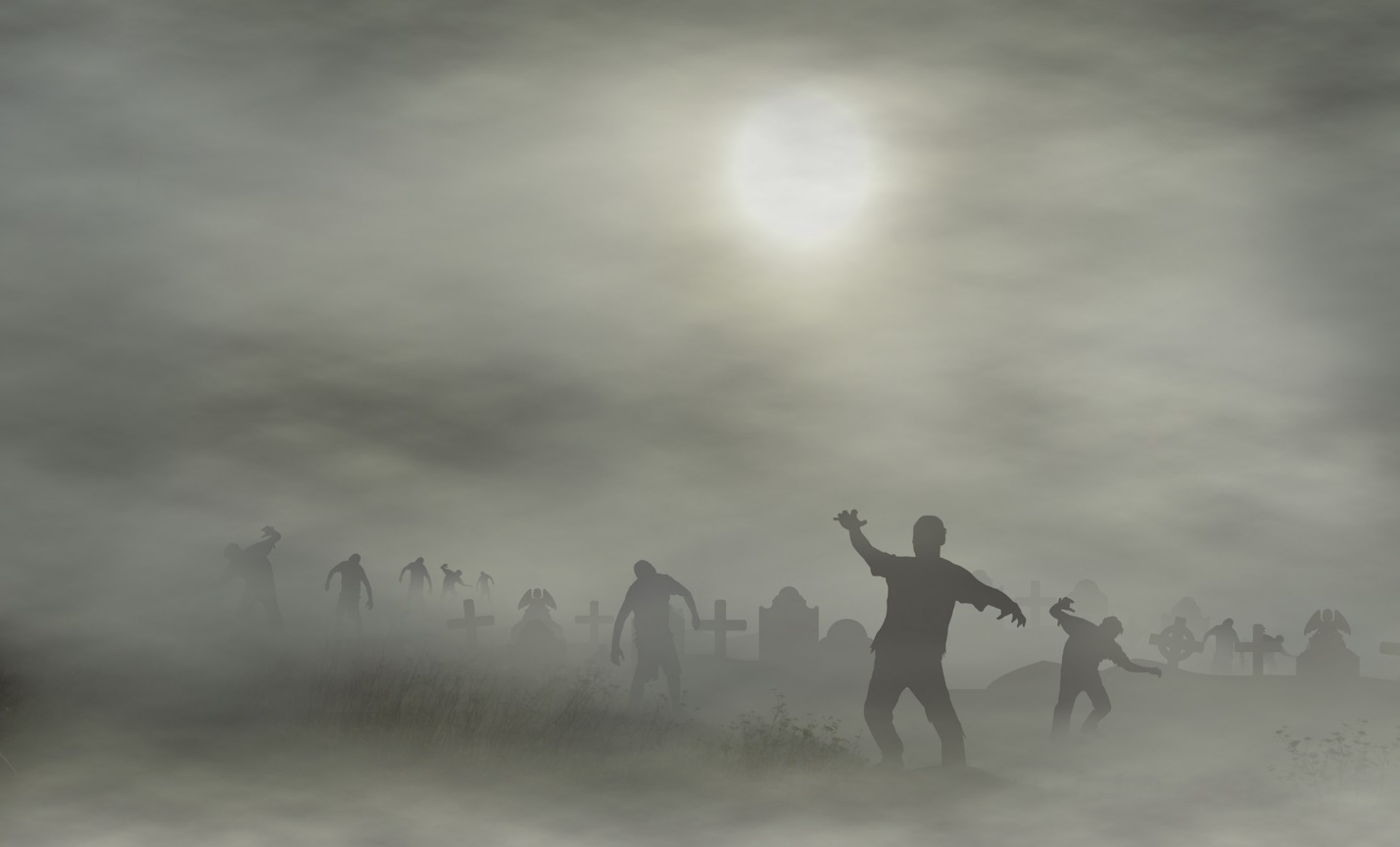 A group of people running in the fog

Description automatically generated with medium confidence