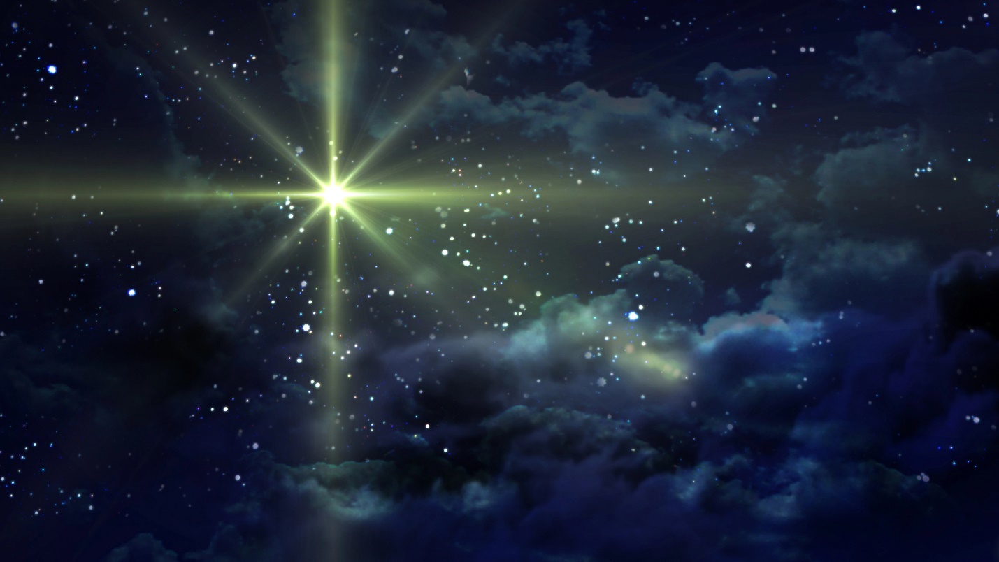 A bright star in the sky

Description automatically generated