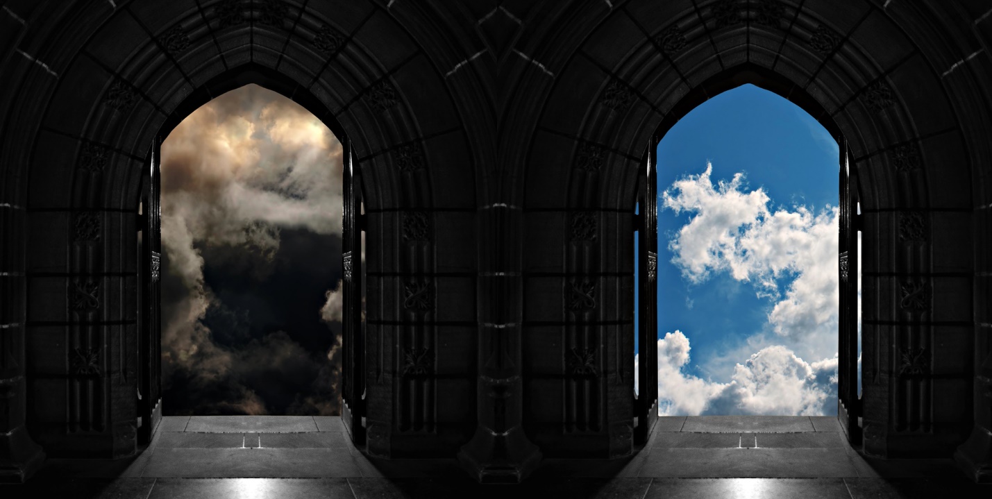 A view of clouds from a doorway

Description automatically generated with medium confidence